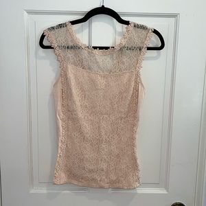 Express lace tank top